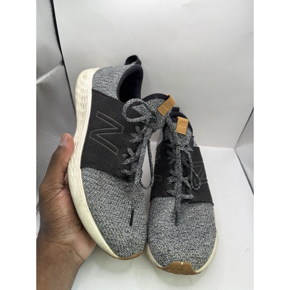 New Balance Mens Size 13 D Gray Black White Fresh Foam Sport V1 MSPTRB1 Shoes